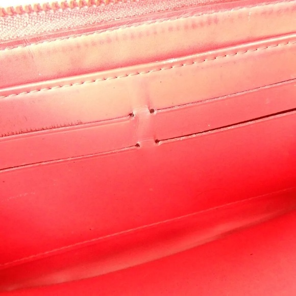 Authentic LOUIS VUITTON M91981 Vernis Zippy wallet purse leather[Used] - Picture 11 of 14